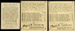1910 Boxing Prize Dog Trading Cards Mecca Oxford Cigarettes (Lot of 3)