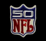 1969 NFL 3" x 3 1/4" 50th Anniversary Patch
