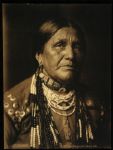 1907 Otoe Indian Woman 5 7/8" x 7 3/4" Origninal Studio Photo (by George B. Cornish)