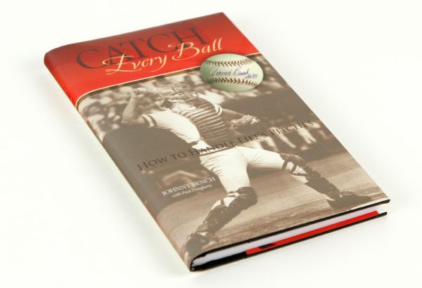2008 Johnny Bench Cincinnati Reds Catch Every Ball Signed Book (JSA)