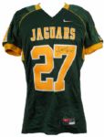 2000s Aaron Stecker Ashwaubenon Jaguars Signed Football Jersey (JSA)