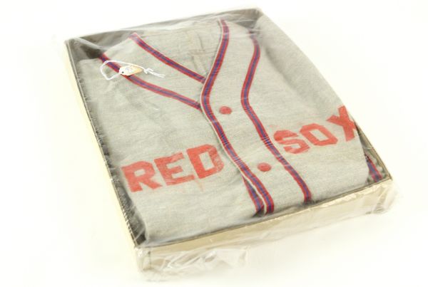 1930s circa Boston Red Sox MIB Play Clothes Youth Size 16 Uniform w/ Jersey, Pants & Hat