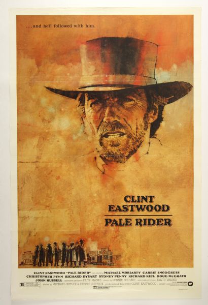 1985 Pale Rider Original 27" x 41" One Sheet Movie Poster