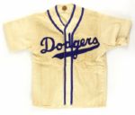 1950s Brooklyn Dodgers Flannel Youth Jersey 
