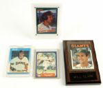 1986-93 Will Clark San Francisco Giants Memorabilia Collection - Lot of 261 w/ Baseball Cards