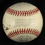 1959-73 Signed OAL Cronin Baseball w/ 14 Secretarial Signatures