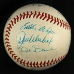 1959-73 Signed OAL Cronin Baseball w/ 14 Secretarial Signatures