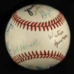 1959-73 Signed OAL Cronin Baseball w/ 14 Secretarial Signatures