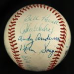 1959-73 Signed OAL Cronin Baseball w/ 14 Secretarial Signatures