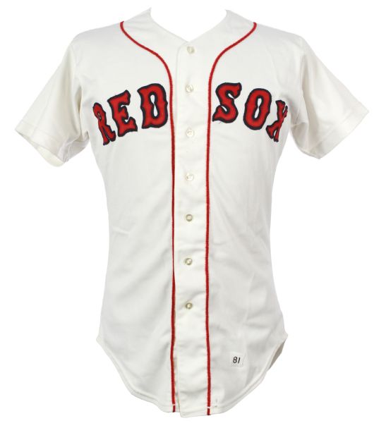 1981 Reid Nichols Boston Red Sox Game Worn Home Jersey (MEARS LOA)
