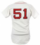1981 Reid Nichols Boston Red Sox Game Worn Home Jersey (MEARS LOA)