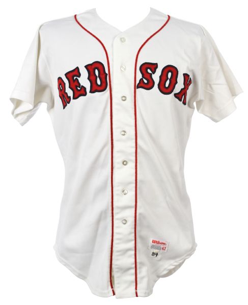 1984 Tommy Harper Boston Red Sox Game Worn Home Jersey (MEARS LOA)