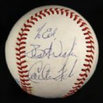 1974-84 Carlton Fisk Boston Red Sox Chicago White Sox Signed OAL MacPhail Ball (JSA)