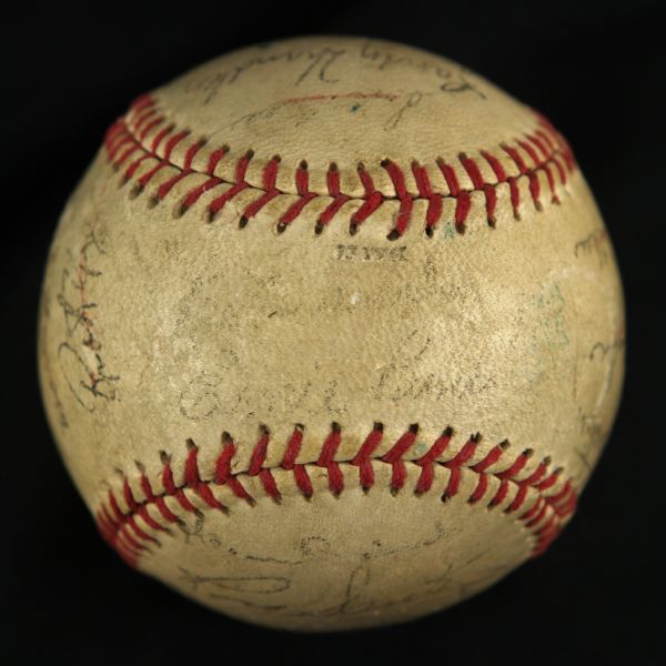 1967-69 Chicago Cubs Team Stamped Baseball 