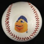1984 The Famous Chicken Signed Baseball 