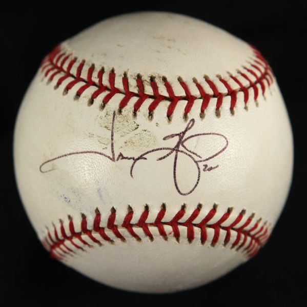 2002 Signed Jason Giambi New York Yankees Game Used All-Star Game Home Run Derby Ball (MLB Hologram/JSA)