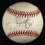 2002 Signed Jason Giambi New York Yankees Game Used All-Star Game Home Run Derby Ball (MLB Hologram/JSA)