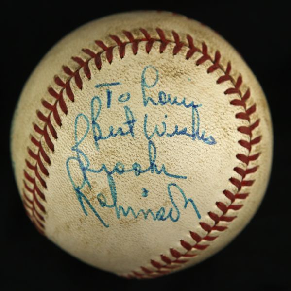 1959-73 Brooks Robinson Baltimore Orioles Signed OAL Cronin Baseball (JSA) 