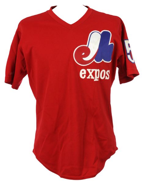 1981-87 Montreal Expos #5 Batting Practice Jersey (MEARS LOA)