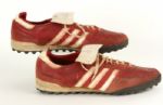 1984-87 Dave Parker Cincinnati Reds Signed Game Worn Adidas Turf Shoes (MEARS LOA/JSA)