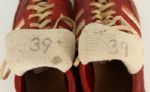 1984-87 Dave Parker Cincinnati Reds Signed Game Worn Adidas Turf Shoes (MEARS LOA/JSA)