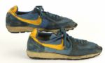 1970-80s Milwaukee Brewers Nike Blue & Yellow Game Worn Turf Shoes