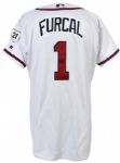2004 Rafael Furcal Atlanta Braves Signed Game Worn Home Jersey w/ Spahn Memorial Patch (MEARS LOA/JSA)
