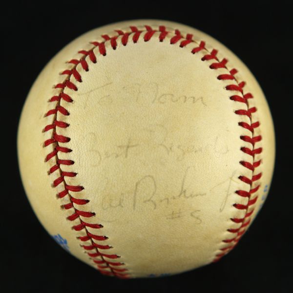1981-84 Cal Ripken Jr. Baltimore Orioles Signed OAL Baseball (JSA)