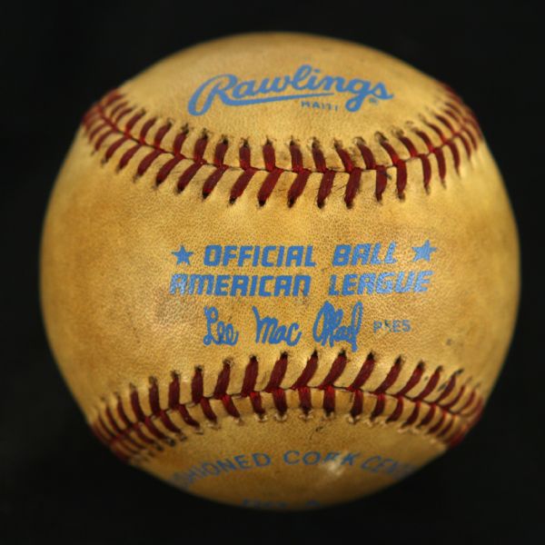 1983 Chicago White Sox Comiskey Park Game Used OAL MacPhail Baseball (MEARS LOA)