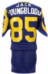 1980-84 Jack Youngblood Los Angeles Rams Home Game Jersey (MEARS LOA)
