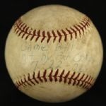 1976 Bob Grich Baltimore Orioles Texas Rangers Game Used OAL MacPhail Baseball (MEARS LOA)