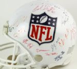 2008 NFL Draft Signed Full Size Helmet w/ 35 Signatures Joe Flacco Ray Rice Matt Ryan Jordan Nelson (JSA)