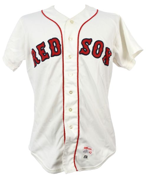 1982 Bobby Ojeda Boston Red Sox Game Worn Home Jersey (MEARS LOA)