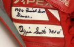 1996 Ozzie Smith St. Louis Cardinals Signed Game Worn Apex Cleats (MEARS LOA/JSA)