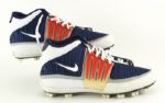 2001 Ron Dayne New York Giants Game Worn Nike Cleats (MEARS LOA) Heisman Trophy Winner