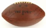 1968 Bart Starr Green Bay Packers Signed Game Used Wilson "The Duke" Football (MEARS LOA/JSA)