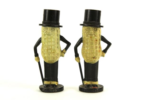 1950s Planters Mr. Peanut Salt and Pepper Shakers