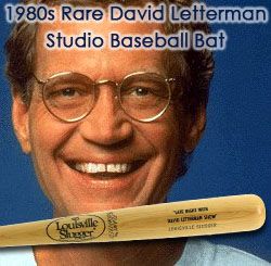 1985 circa Late Night With David Letterman 34" Louisville Slugger Baseball Bat