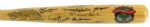 1990s Hall of Fame Multi Signed Cooperstown Bat w/ 28 Signatures Including Ernie Banks, Warren Spahn & More (JSA) 