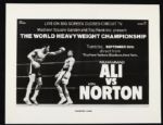1972-76 Muhammad Ali Bob Foster Ken Norton Posters (Lot of 5)