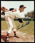 1953-63 Lew Burdette Milwaukee Braves Signed 8" x 10" Photo (JSA)