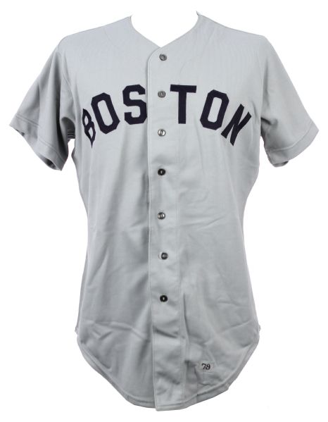 1979 Butch Hobson Boston Red Sox Game Worn Road Jersey (MEARS LOA)