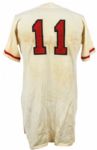 1950's Houston Buffaloes Texas League Game Worn Home Jersey (MEARS LOA)