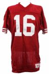 1990s Joe Montana San Francisco 49ers Signed Home Jersey (JSA)