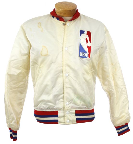 1980s Earl Strom Hall of Fame Referee Satin Jacket (MEARS LOA)