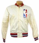 1980s Earl Strom Hall of Fame Referee Satin Jacket (MEARS LOA)