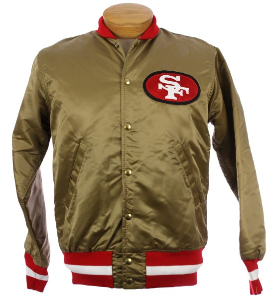 1979-86 San Francisco 49ers Quilted Satin Jacket