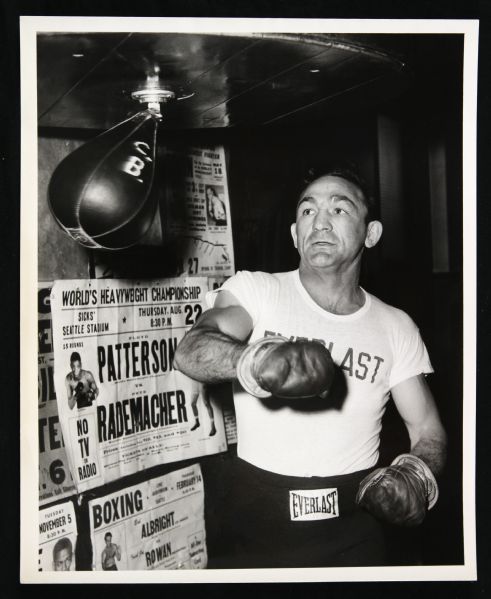 1949-61 Carmen Basilio 8" x 10" B/W Photo 