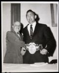 1957 Carmen Basilio 8" x 10" Ring Magazine Heavyweight Title B/W Photo 