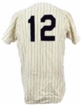 1966 Clinton Pilots Midwest League Game Worn Jersey (MEARS LOA)